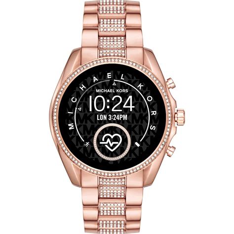 michael kors smartwatch rose gold best buy|mk watch rose gold smartwatch.